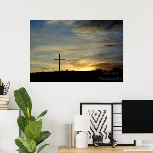 Überqueren Sie Sunset Poster (Heimbüro)