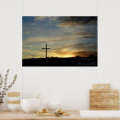 Überqueren Sie Sunset Poster (Küche)