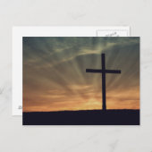 Überqueren Sie Sunset Postkarte (Vorne/Hinten)