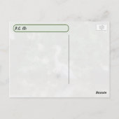 Überqueren von Great Blue Heron und Alligator Postkarte (Rückseite)