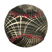 Überquerte Khaki-Linien, die sich in Welle wiederh Baseball (Rückseite)