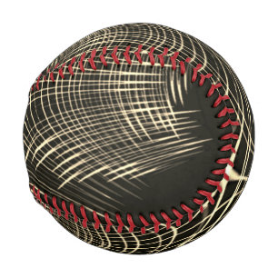 Überquerte Khaki-Linien, die sich in Welle wiederh Baseball