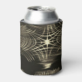 Überquerte Khaki-Linien, die sich in Welle wiederh Dosenkühler (Kanne Vorderseite)