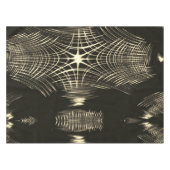 Überquerte Khaki-Linien, die sich in Welle wiederh Tischdecke (Vorderseite (Horizontal))