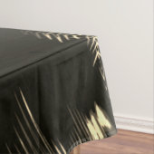 Überquerte Khaki-Linien, die sich in Welle wiederh Tischdecke (Beispiel)