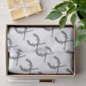Überquerte Kolben Seidenpapier (Geschenk)