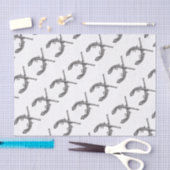 Überquerte Kolben Seidenpapier (Handwerk)