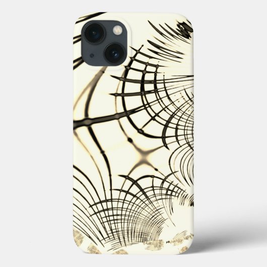 Überquerte, nusenbraune Spuren, heller Hintergrund Case-Mate iPhone Hülle (Rückseite)