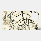 Überquerte, nusenbraune Spuren, heller Hintergrund Case-Mate iPhone Hülle (Rückseite (Horizontal))