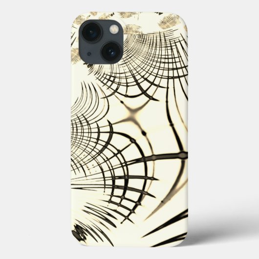 Überquerte, nusenbraune Spuren, heller Hintergrund Case-Mate iPhone Hülle (Rückseite)