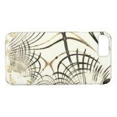 Überquerte, nusenbraune Spuren, heller Hintergrund Case-Mate iPhone Hülle (Rückseite (Horizontal))