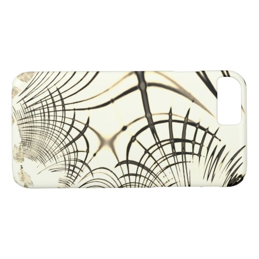 Überquerte, nusenbraune Spuren, heller Hintergrund Case-Mate iPhone Hülle (Rückseite (Horizontal))