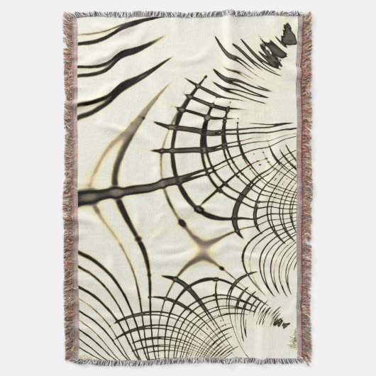 Überquerte, nusenbraune Spuren, heller Hintergrund Decke (Vorderseite Vertikal)