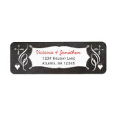 Überquerte Pfeile auf der Tafel Herz Retro-Keuschh (Vorne)