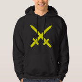 Überquerte Schwerter Hoodie (Vorderseite)