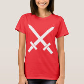 Überquerte Schwerter T-Shirt (Vorderseite)
