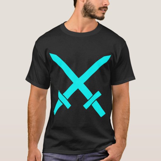 Überquerte Schwerter T-Shirt (Vorderseite)