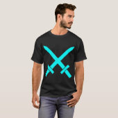 Überquerte Schwerter T-Shirt (Vorne ganz)