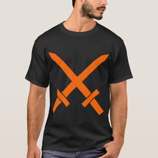 Überquerte Schwerter T-Shirt (Vorderseite)
