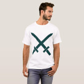 Überquerte Schwerter T-Shirt (Vorne ganz)