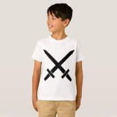 Überquerte Schwerter T-Shirt (Vorne ganz)