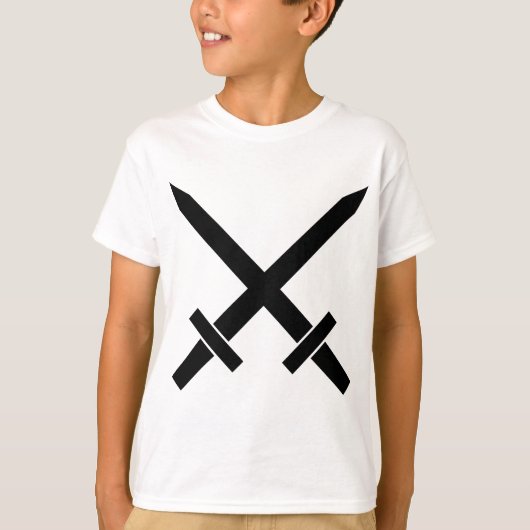 Überquerte Schwerter T-Shirt (Vorderseite)