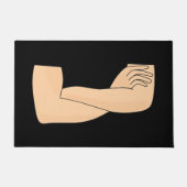 Überquerte Waffen Fußmatte (Vorderseite)