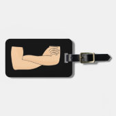 Überquerte Waffen Gepäckanhänger (Vorderseite horizontal)