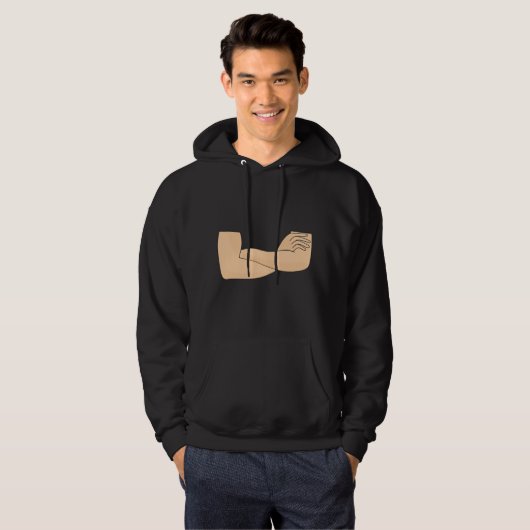 Überquerte Waffen Hoodie (Vorne ganz)