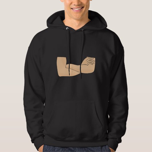 Überquerte Waffen Hoodie (Vorderseite)