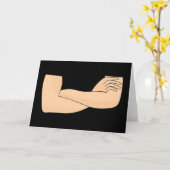 Überquerte Waffen Karte (Gelbe Blume)