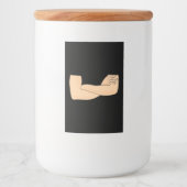 Überquerte Waffen Lebensmitteletikett (Vorderseite)