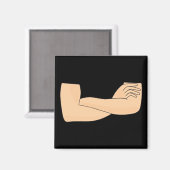 Überquerte Waffen Magnet (Vorderseite/Rückseite)