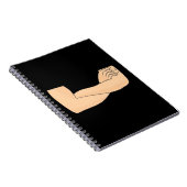 Überquerte Waffen Notizblock (Rechte Seite)