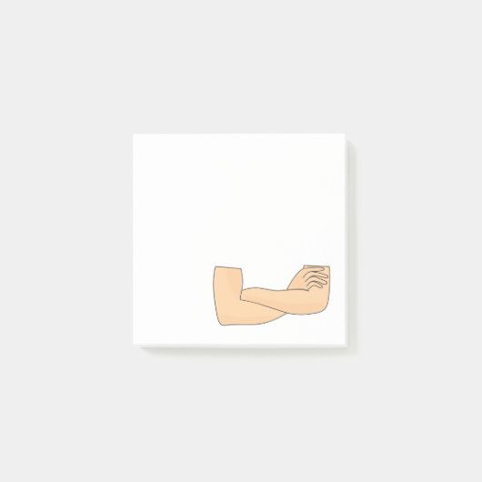 Überquerte Waffen Post-it Klebezettel (Vorderseite)