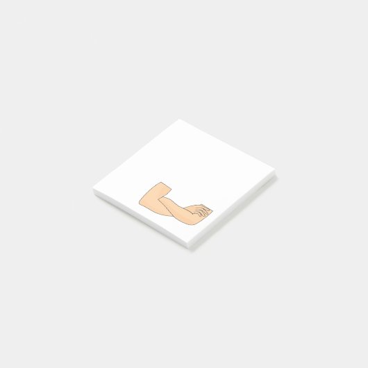 Überquerte Waffen Post-it Klebezettel (angewinkelt)