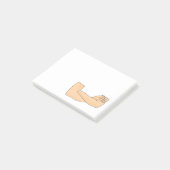 Überquerte Waffen Post-it Klebezettel (angewinkelt)