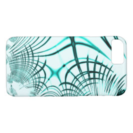 Überquerte Zyanspuren auf hellen Hintergrund Case-Mate iPhone Hülle