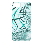 Überquerte Zyanspuren auf hellen Hintergrund Case-Mate iPhone Hülle (Rückseite)