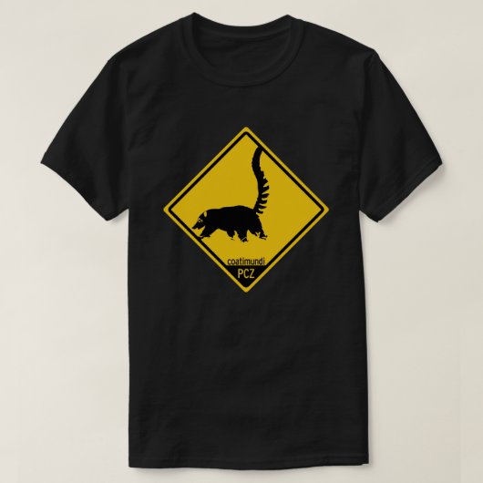 Überquerung: Coatimundi T-Shirt (Design vorne)