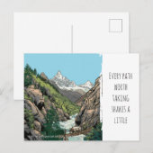 Überquerung der Khumbu Mt. Everest Region Postkarte (Vorne/Hinten)
