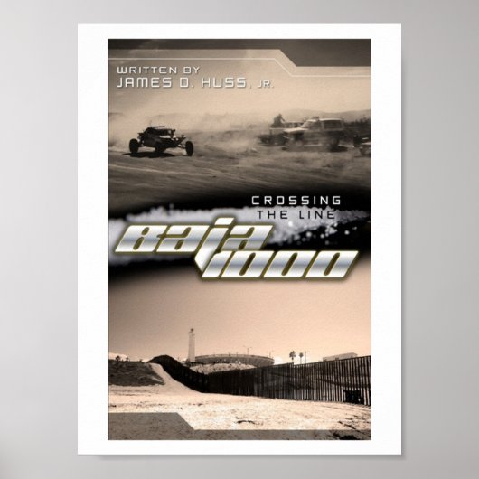 Überquerung der Linie baja 1000 Poster (Vorne)