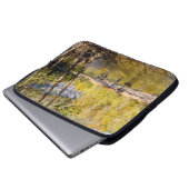 Überquerung des Buffalo-Flusses Laptop-Sieb 15 Zol Laptopschutzhülle (Vorne Knopf)