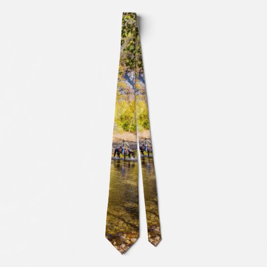 Überquerung des Buffalo River Neck Tie Krawatte (Vorderseite)