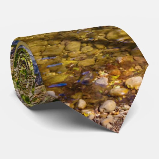 Überquerung des Buffalo River Neck Tie Krawatte (Gerollt)