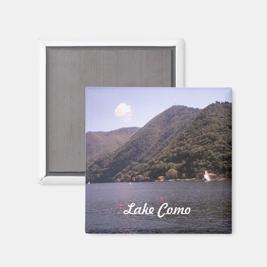Überquerung des Comer See Magnet (Vorderseite/Rückseite)
