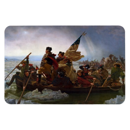 Überquerung des Delaware 1776: General George Wash Magnet (Horizontal)