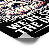 Überquerung des Delaware am 4. Juli Patriot Poster (Ecke)