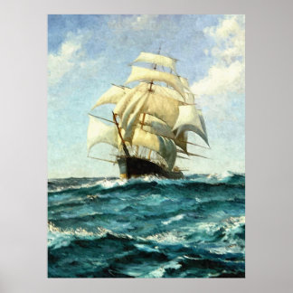 Überquerung des Ozeans Poster