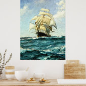 Überquerung des Ozeans Poster (Küche)